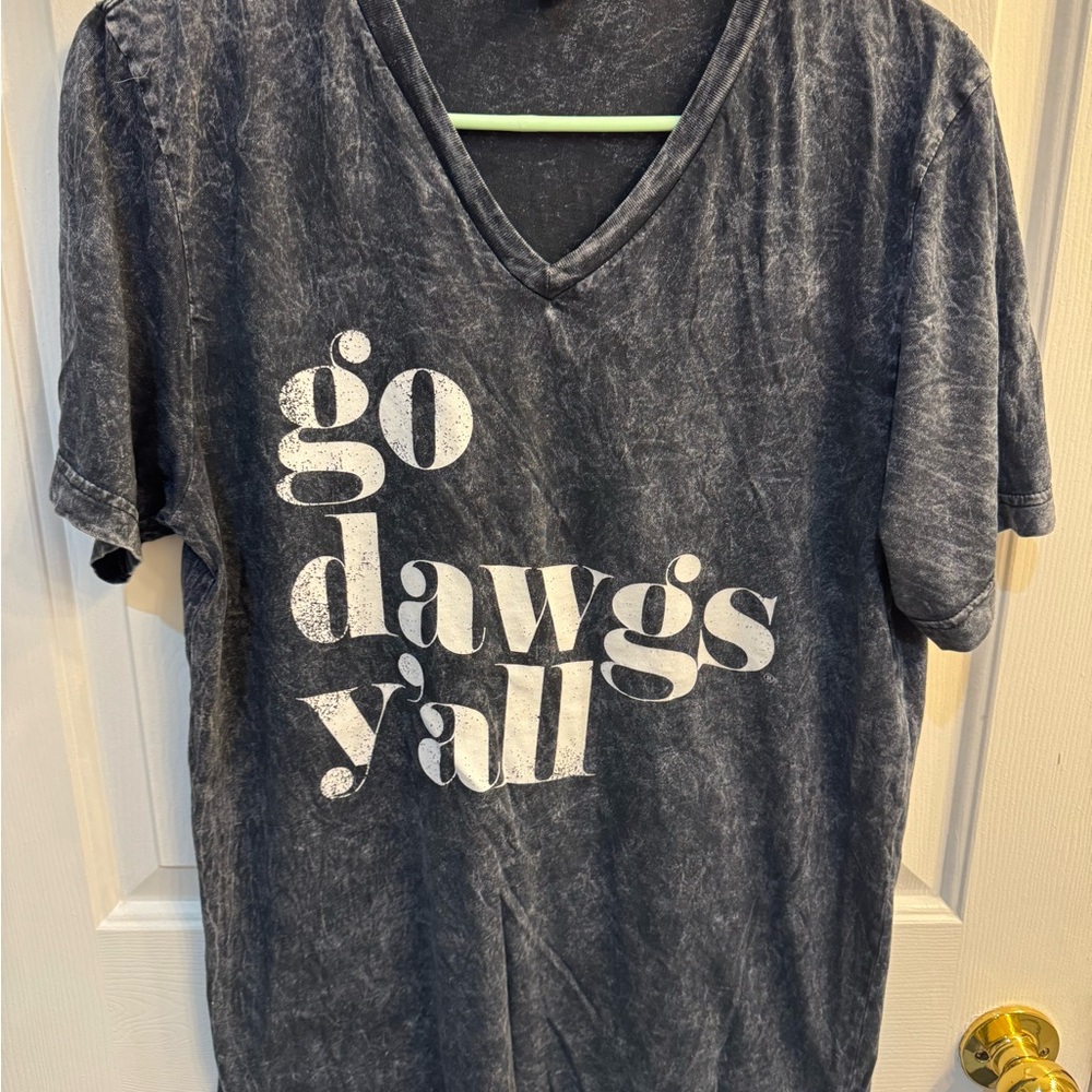 Go Dawgs Yall Women’s T-shirt Size Med UGA